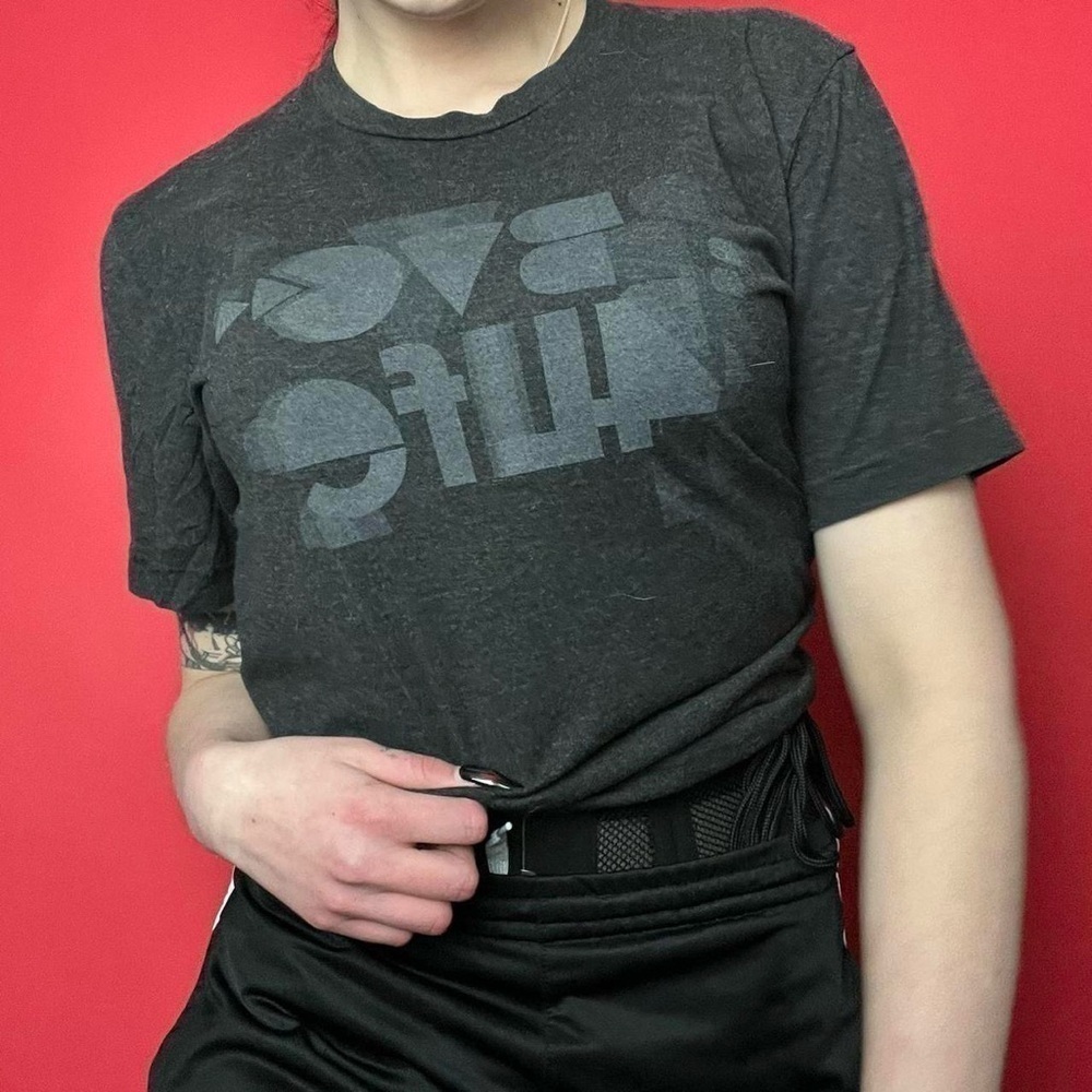 Black and grey graphic tee shirt  🖤🩶​​​​​​​​​​​​​​​​